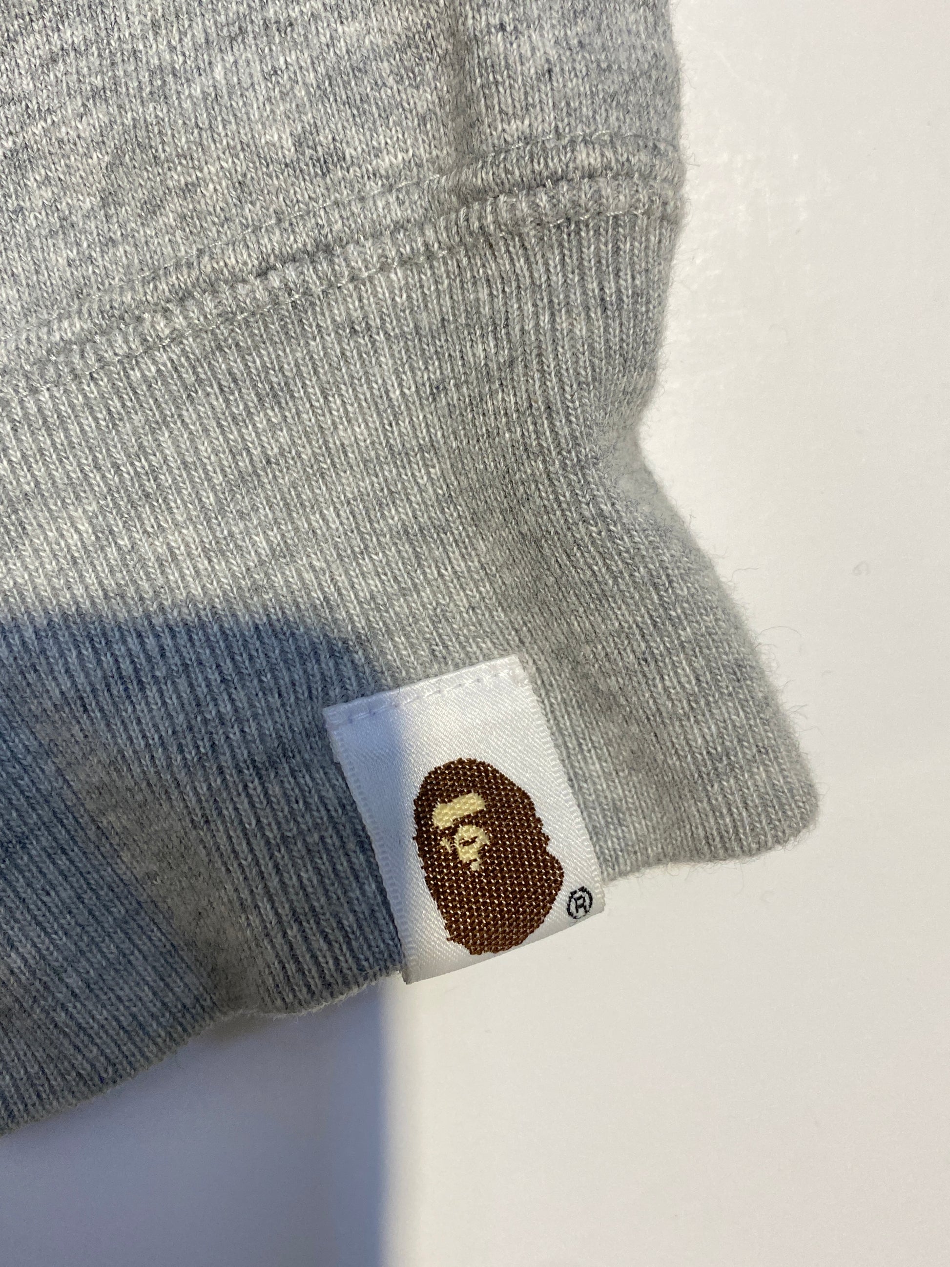 BAPE OG Milo  Rainbow Embroidery  Grey Crewneck