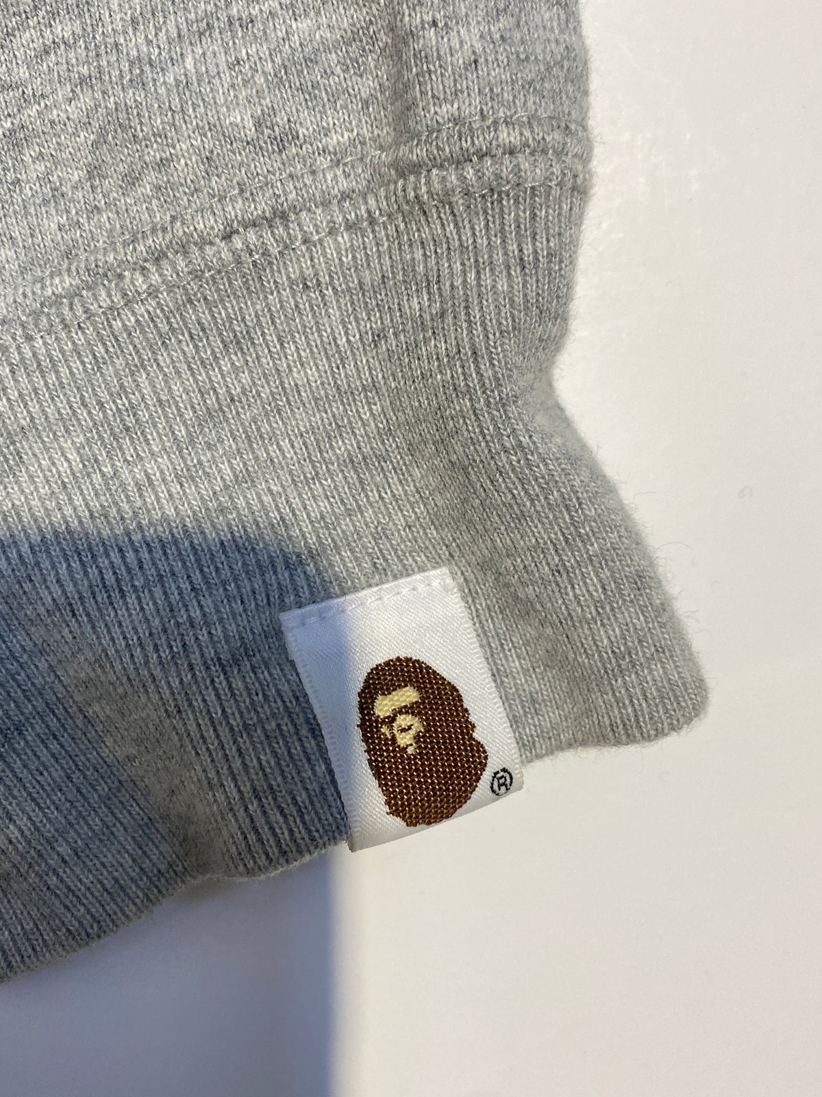 BAPE OG Milo  Rainbow Embroidery  Grey Crewneck