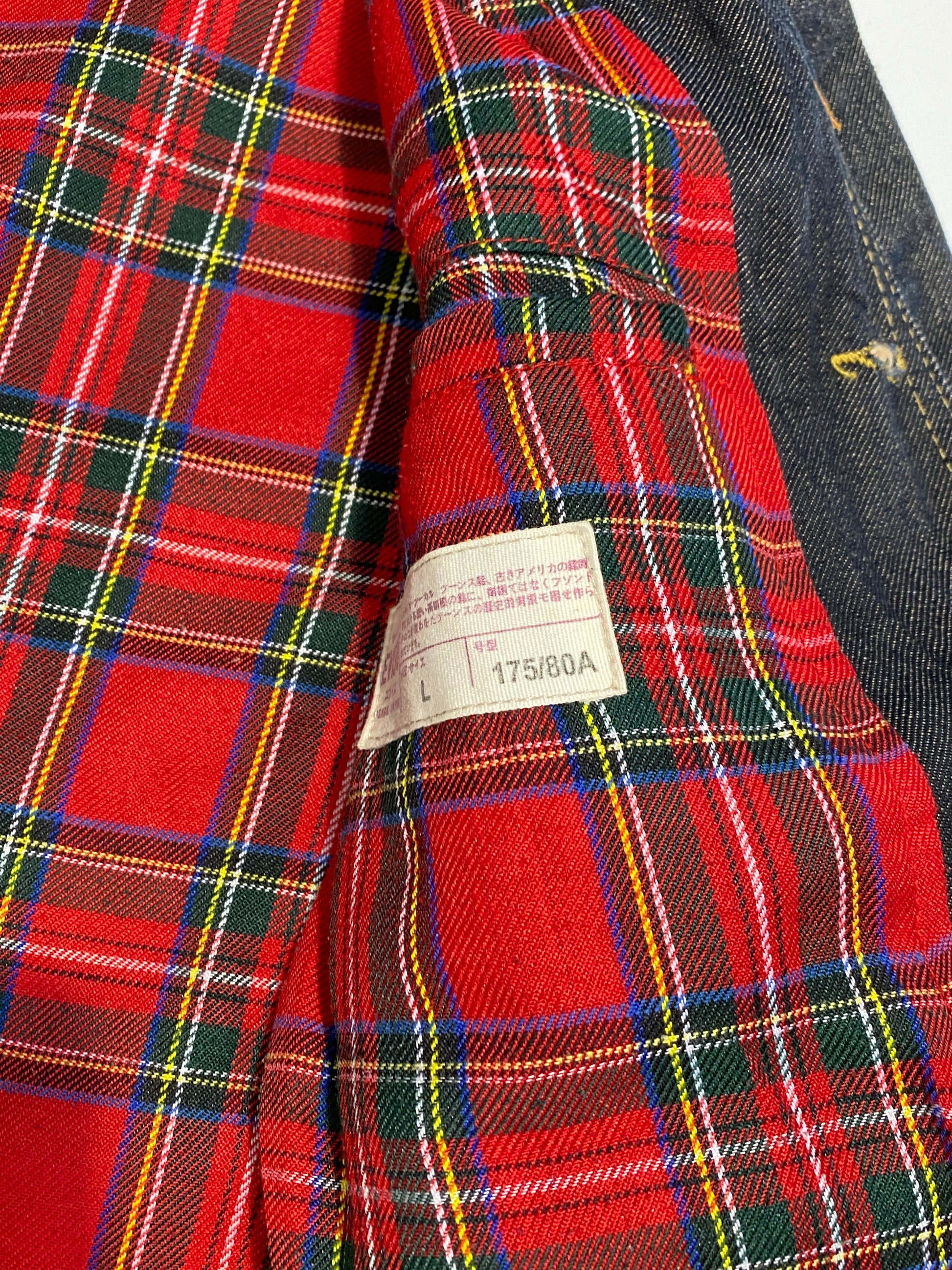 Evisu Western Raw Denim Corduroy Jacket