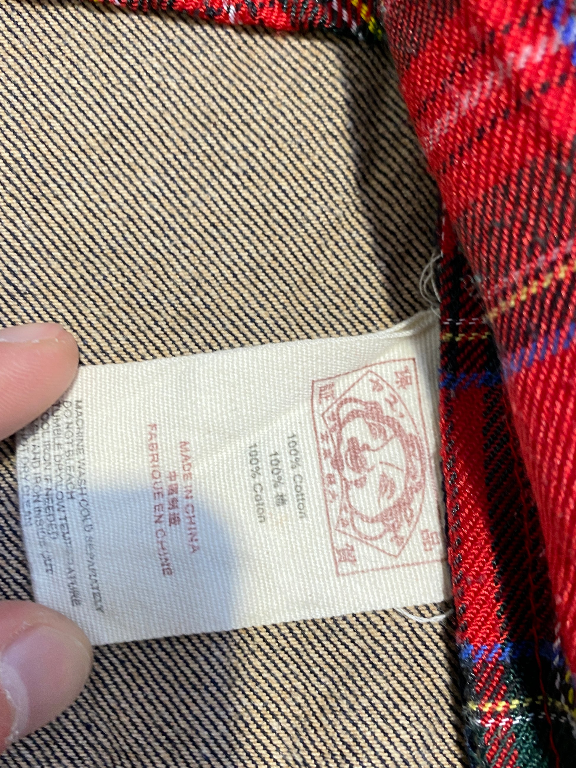 Evisu Western Raw Denim Corduroy Jacket