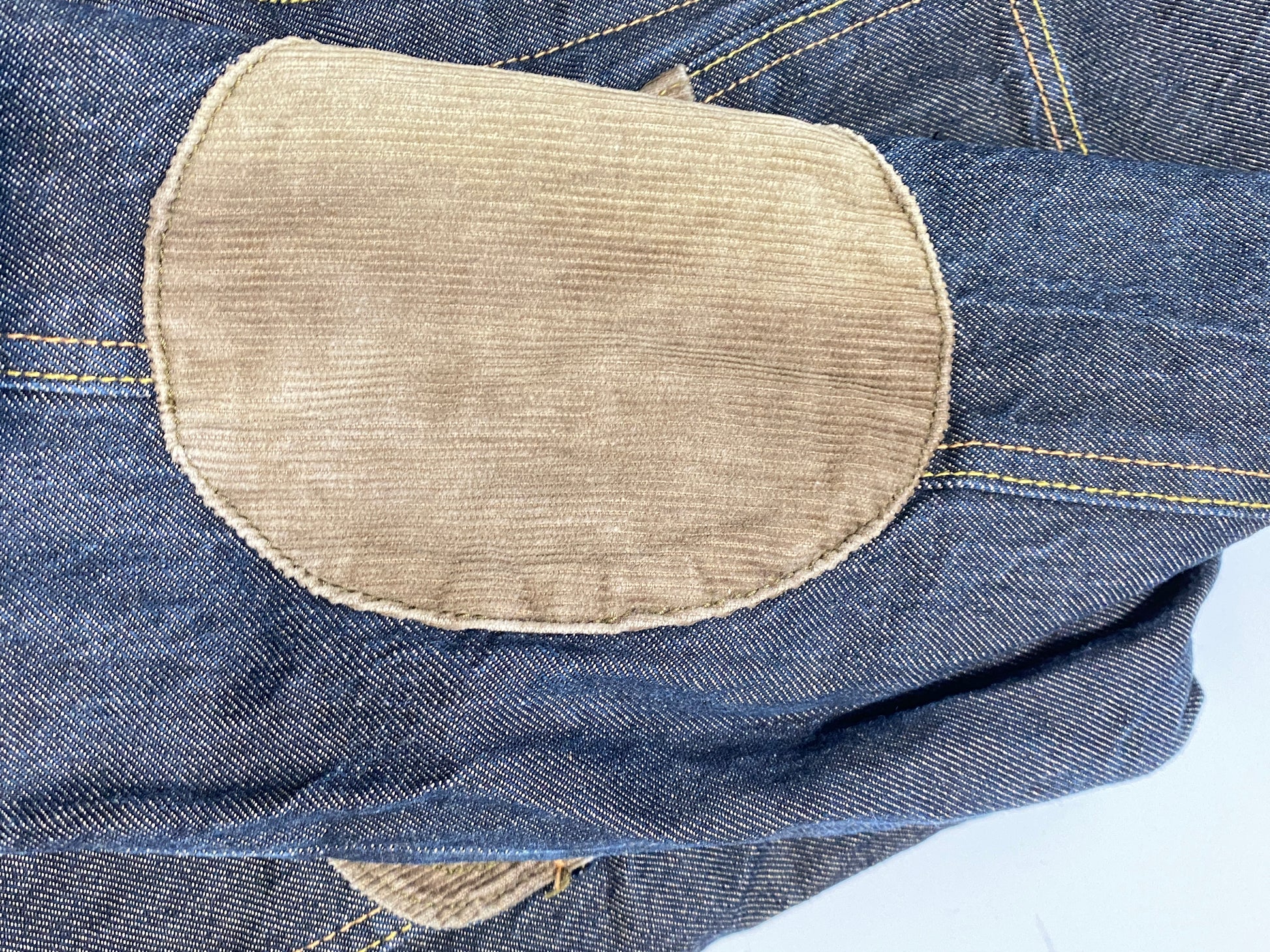 Evisu Western Raw Denim Corduroy Jacket