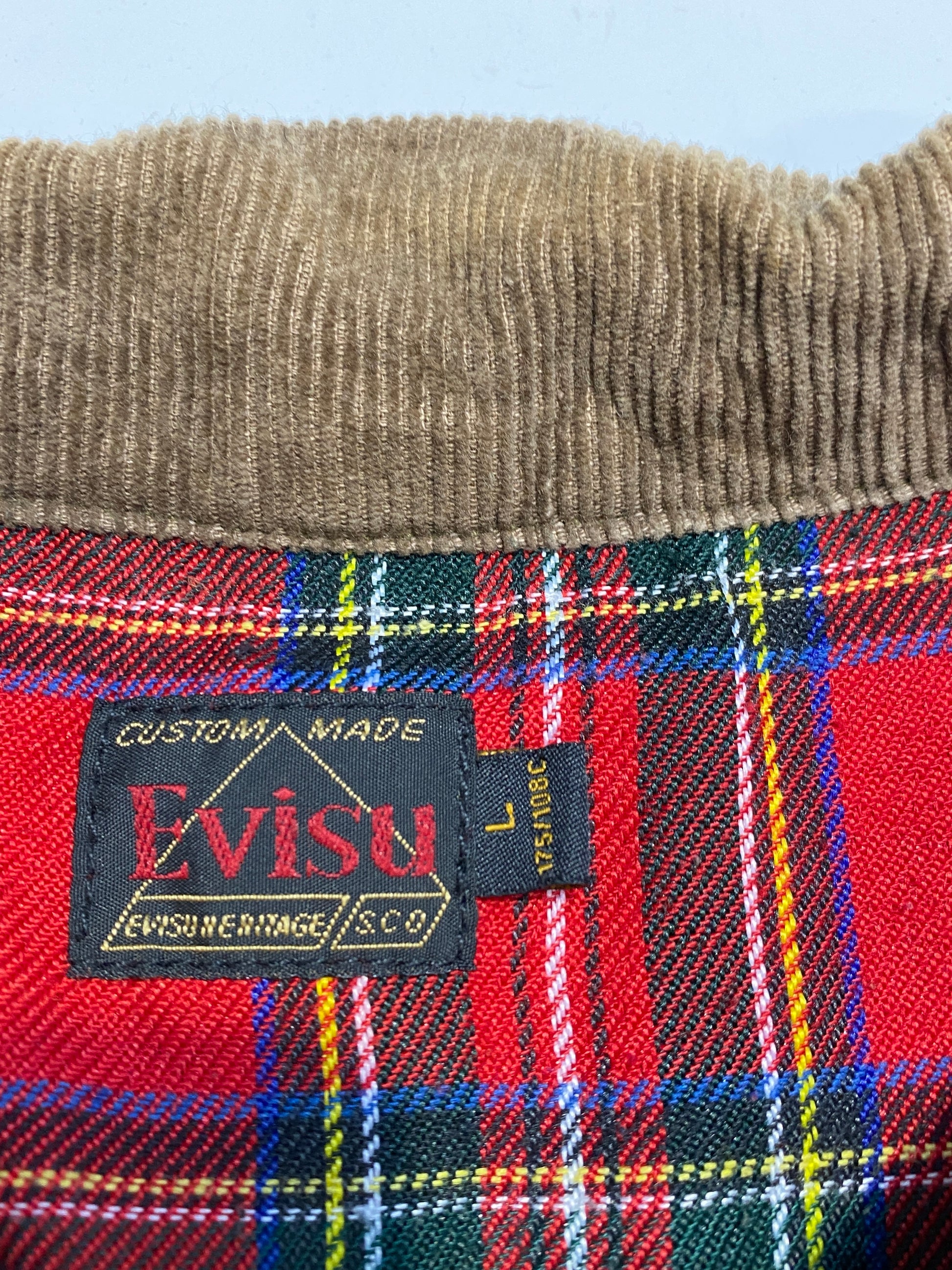 Evisu Western Raw Denim Corduroy Jacket