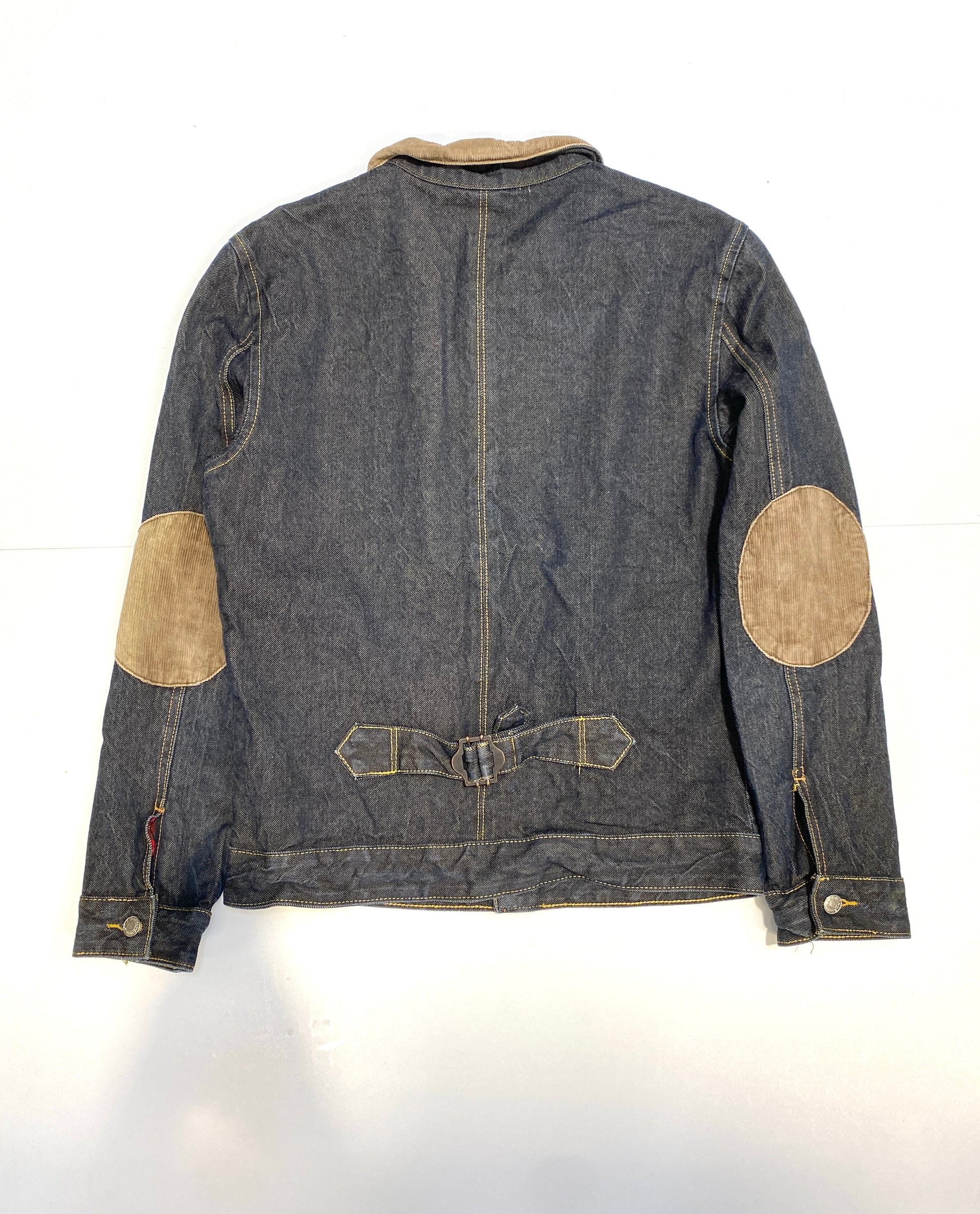 Evisu Western Raw Denim Corduroy Jacket