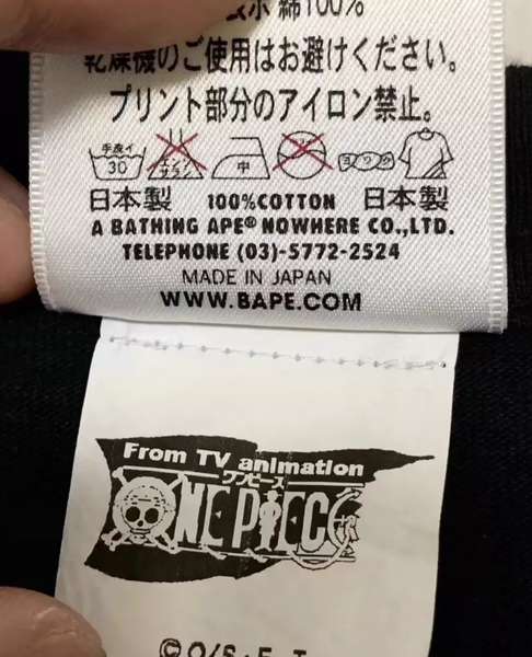 BAPE x One Piece Zoro Tee