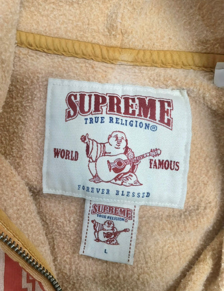 True Religion x Supreme Zip Hoodie Orange