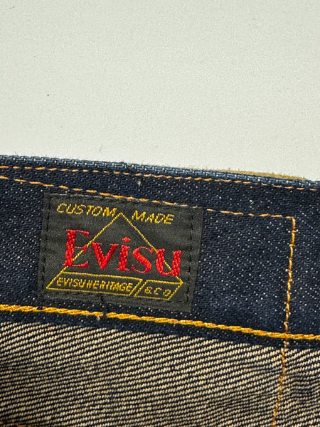 Evisu Long Word Daicock Raw Denim Jean