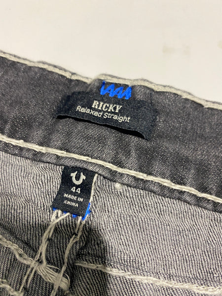 True Religion Ricky Grey Faded Denim Jean