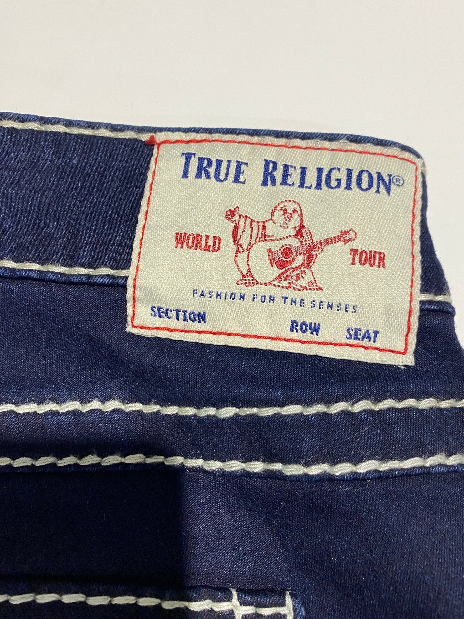 True Religion Jeannie Curvy Skinny Navy Pant