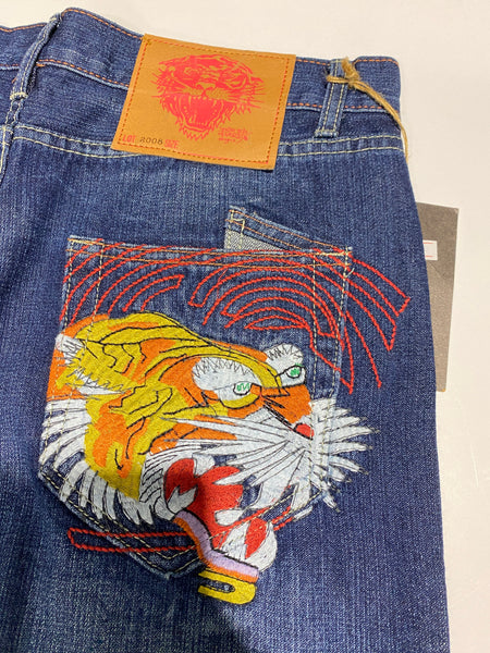 Ed Hardy Tiger Washed Jean