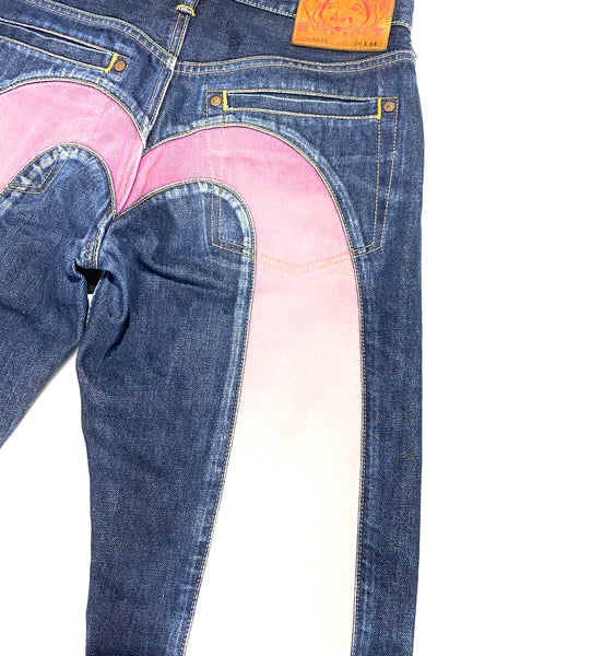 Evisu Purple Gradient Daicock Denim Jean