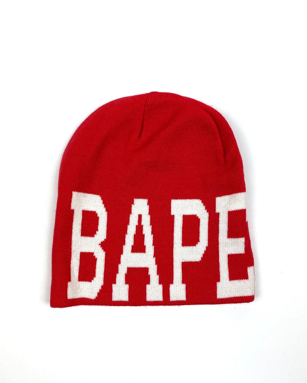 BAPE OG NYC Store Red Beanie