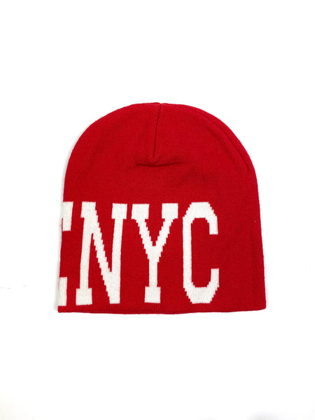 BAPE OG NYC Store Red Beanie