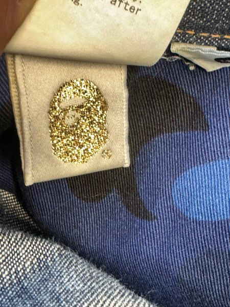 BAPE OG Yellow Double Star Denim Jean