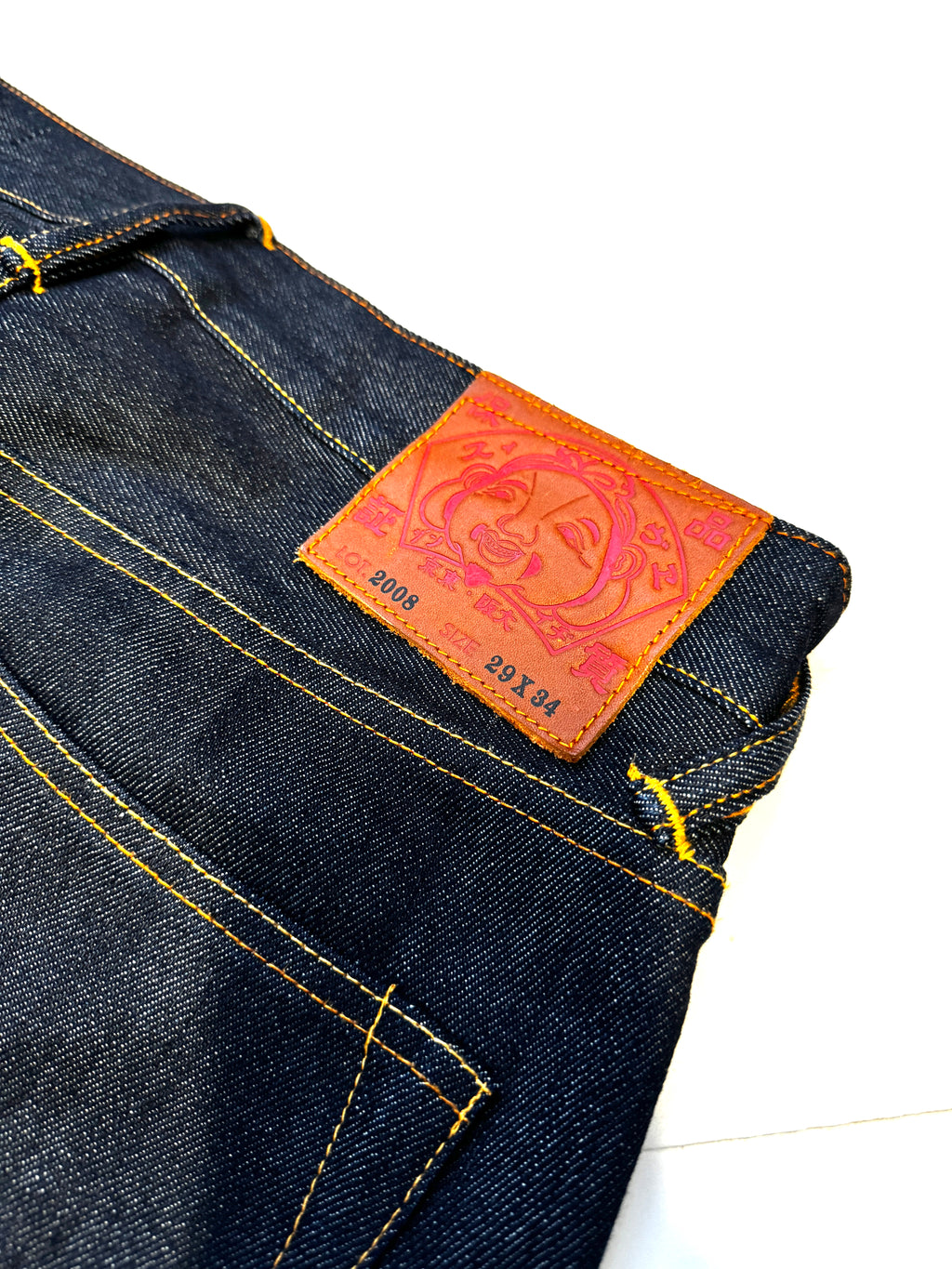 Evisu  Blue Long Dragon Embroidery  Seagull Denim Jean