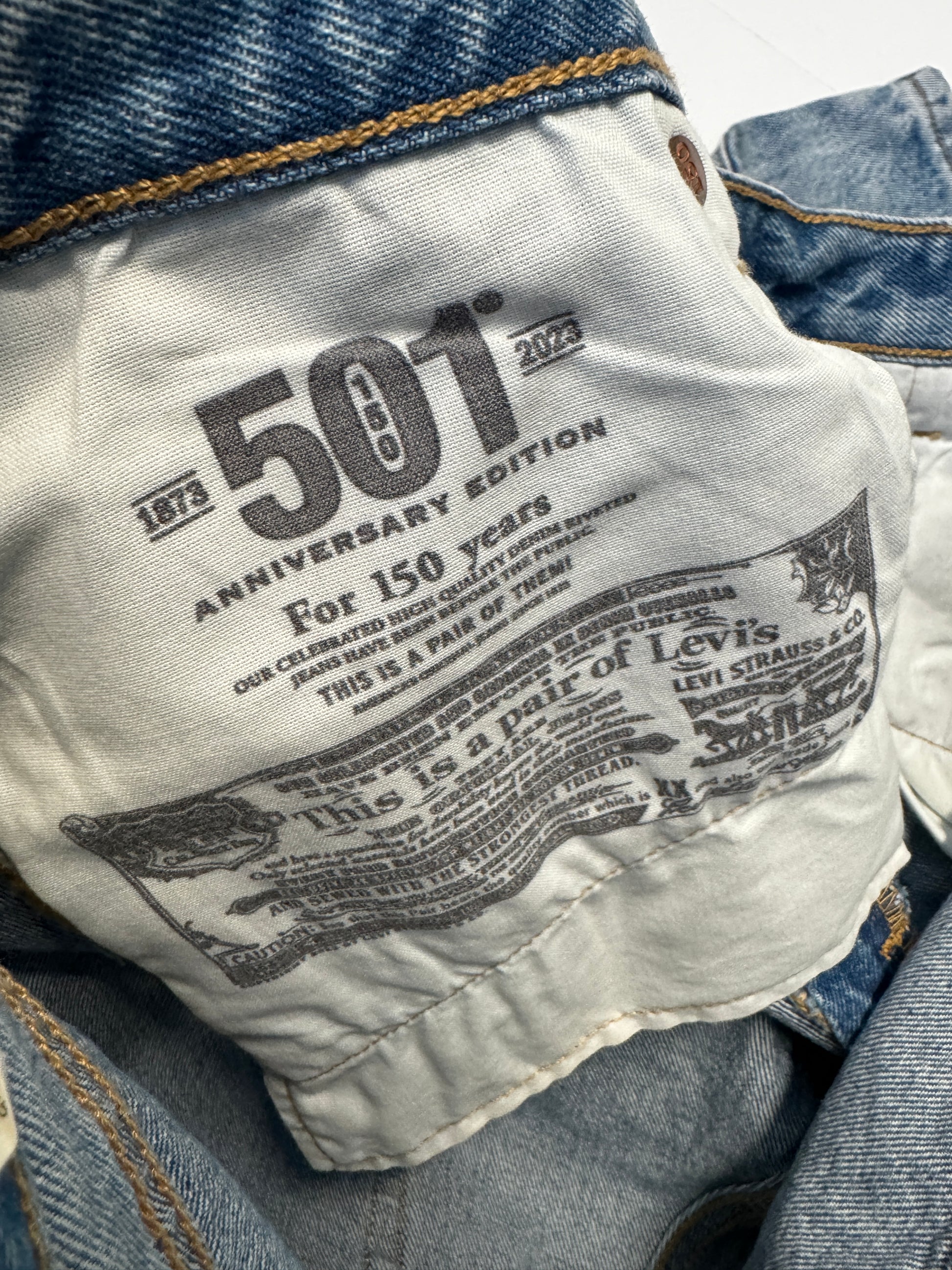 Levi's 150th Anniversary Floral Patch Washed Denim