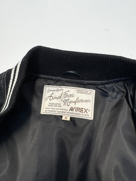 Avirex Black Leather Jacket