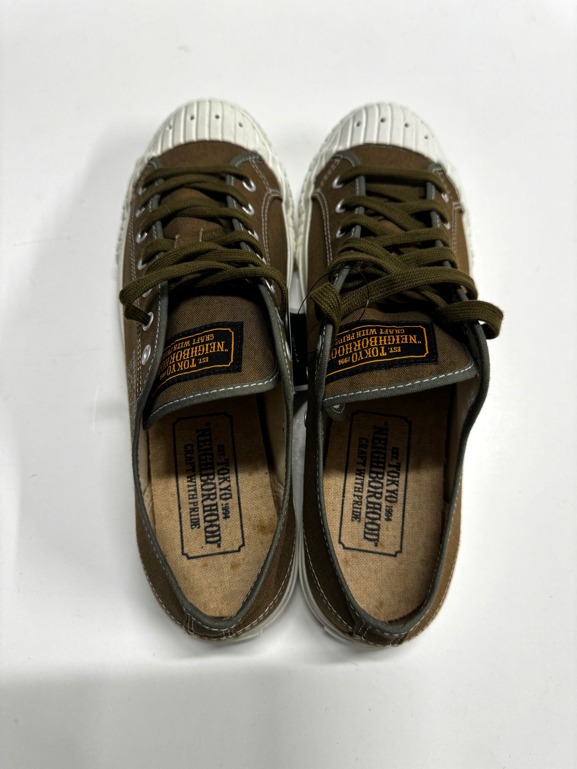 NEIGHBORHOOD Army Green G.R Sneaker