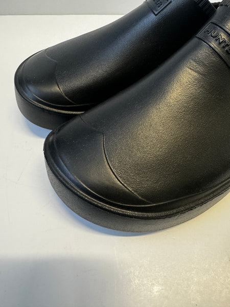 Hunter Rubber Black Slip On