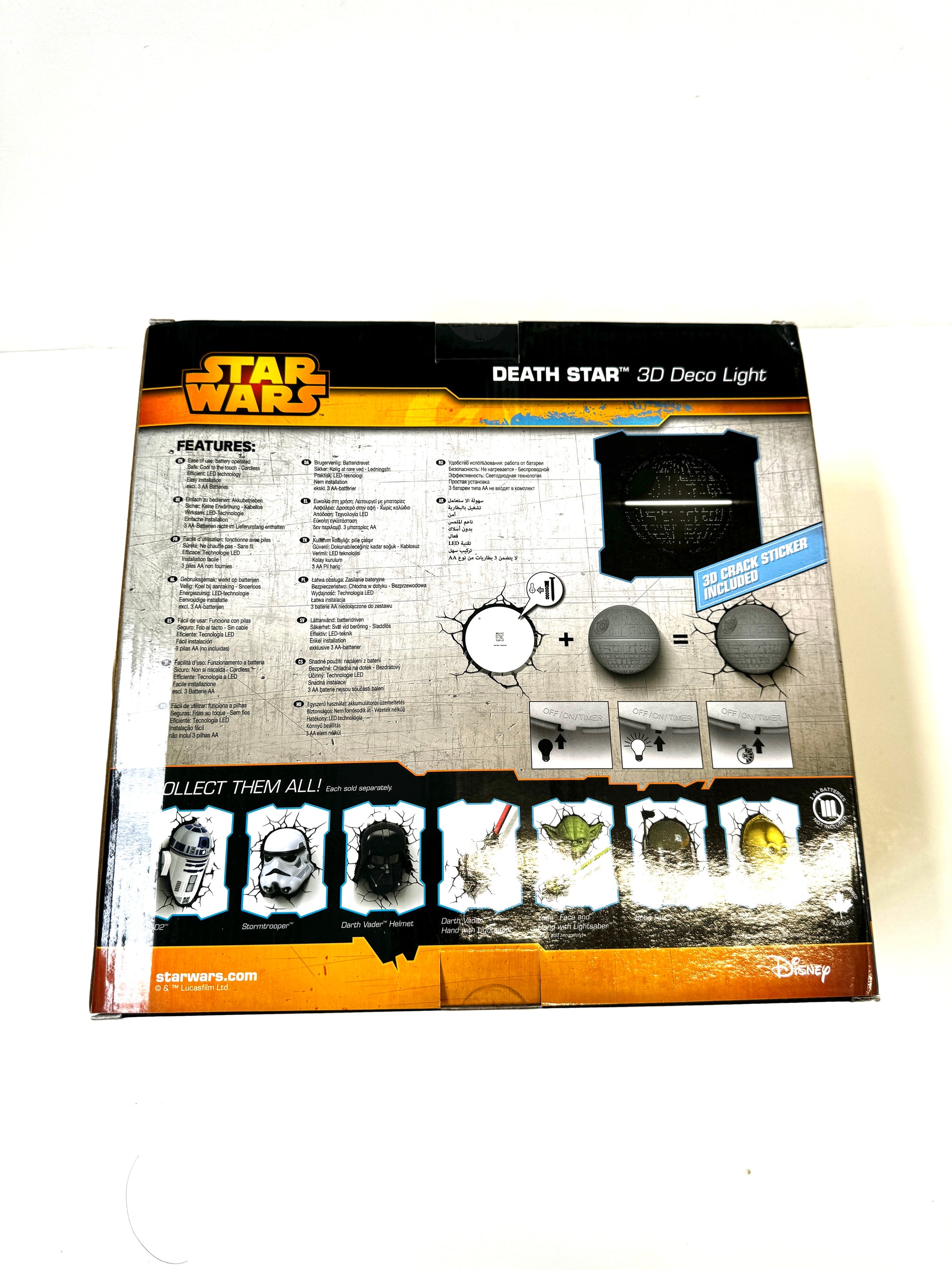 Star Wars Death Star 3D Deco Light