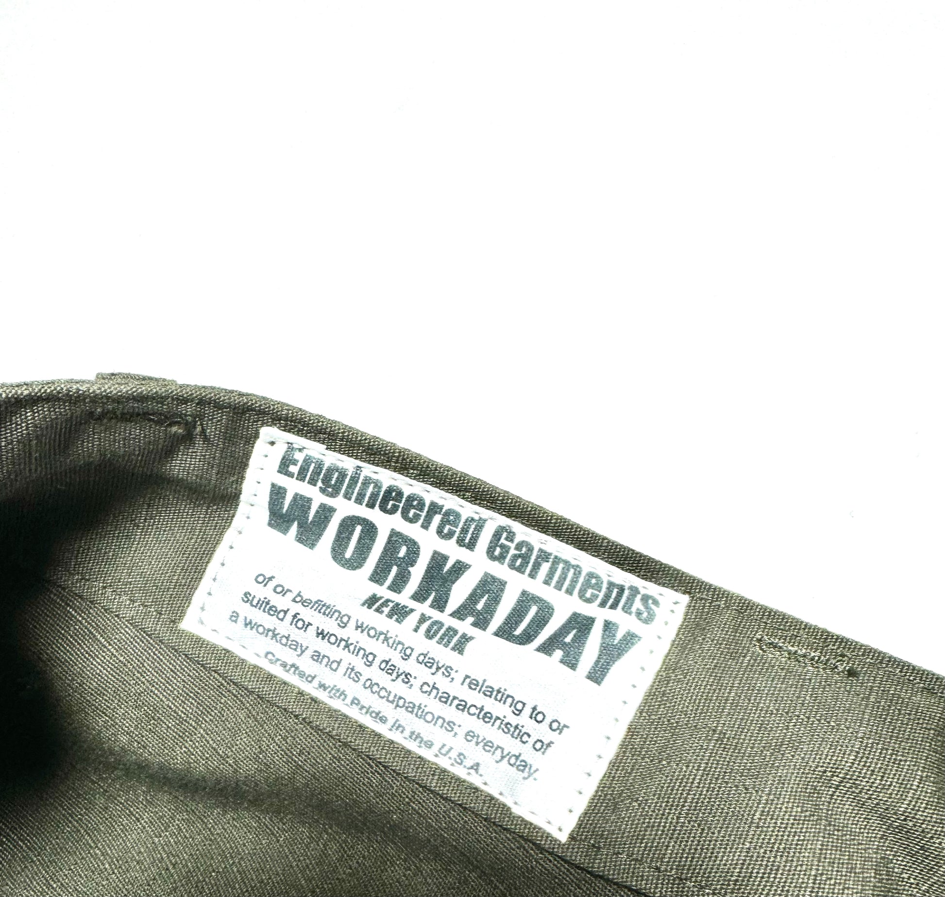 Engineer Garments Workshop Olive Green Pant