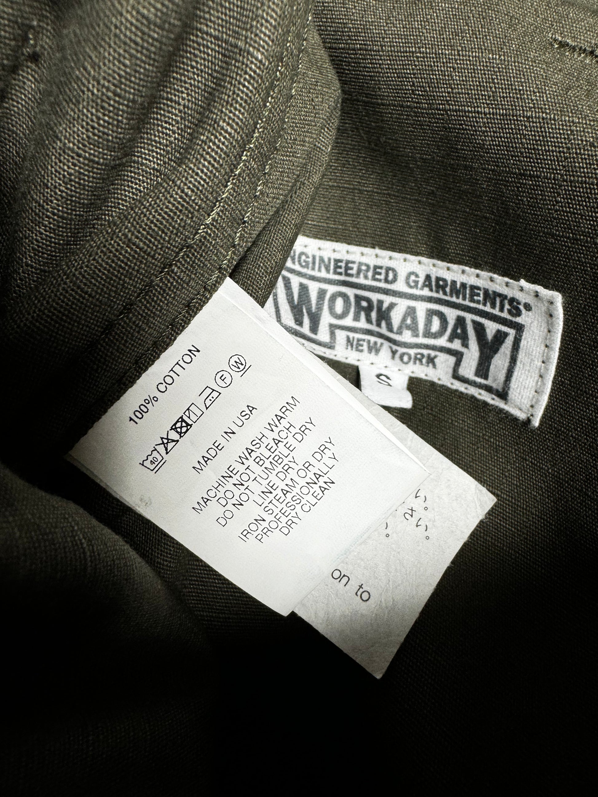 Engineer Garments Workshop Olive Green Pant