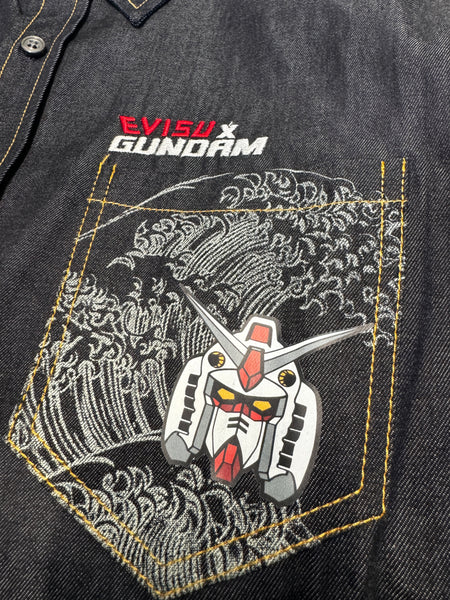 Evisu x Gundam Denim Shirt