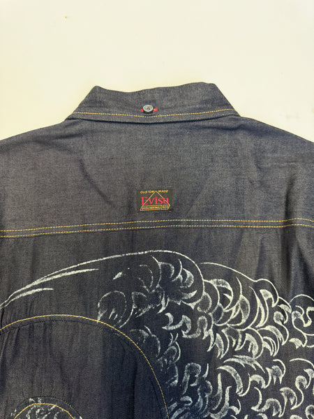 Evisu x Gundam Denim Shirt