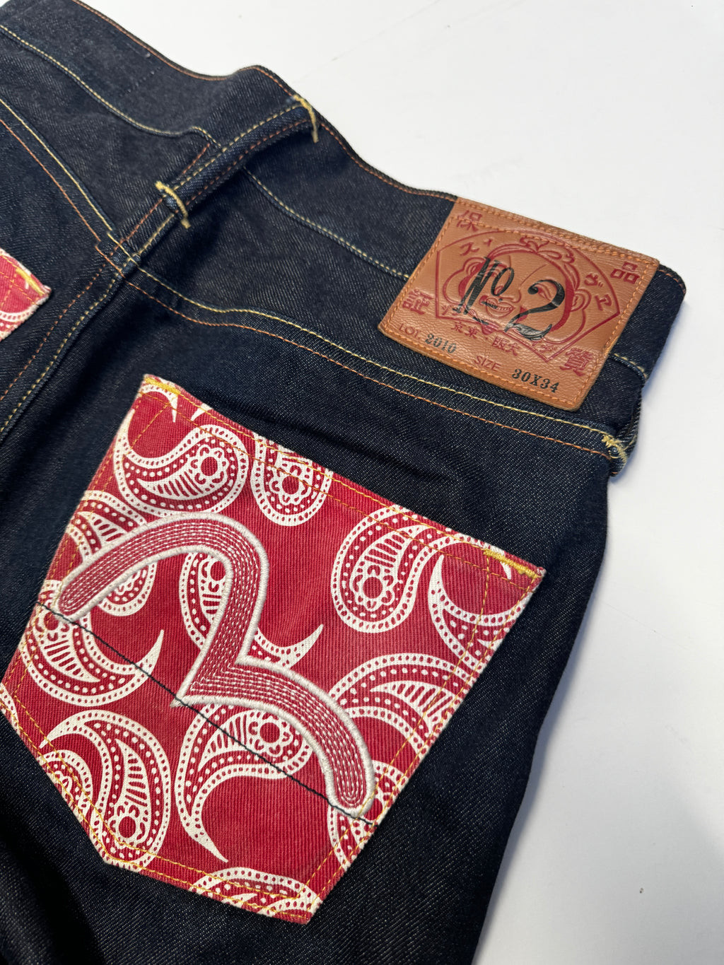 Evisu No.2 Red Bandana Seagull Remake Jean