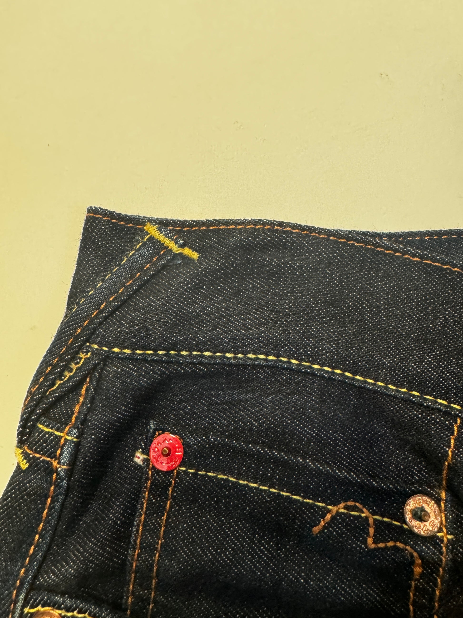 Evisu No.2 Red Bandana Seagull Remake Jean