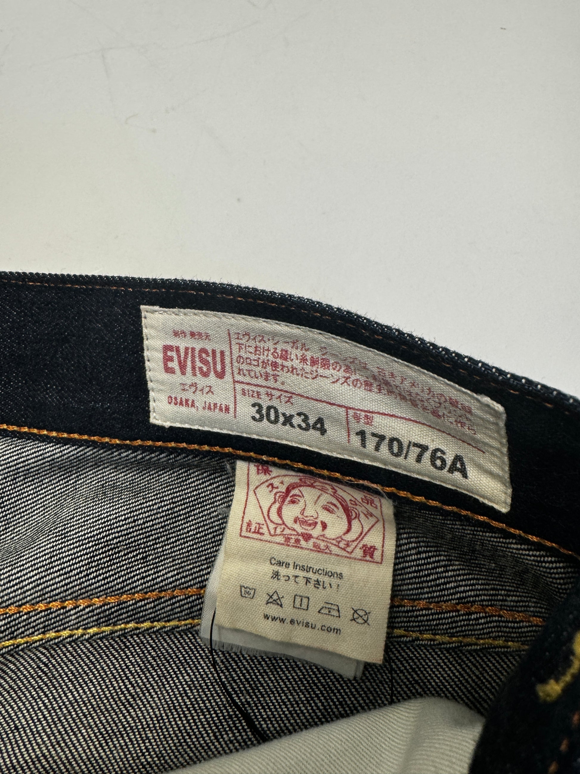 Evisu No.2 Red Bandana Seagull Remake Jean