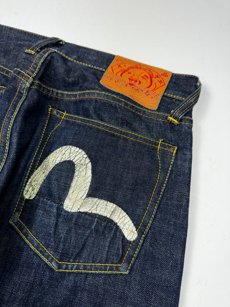 Evisu White Seagull Jean