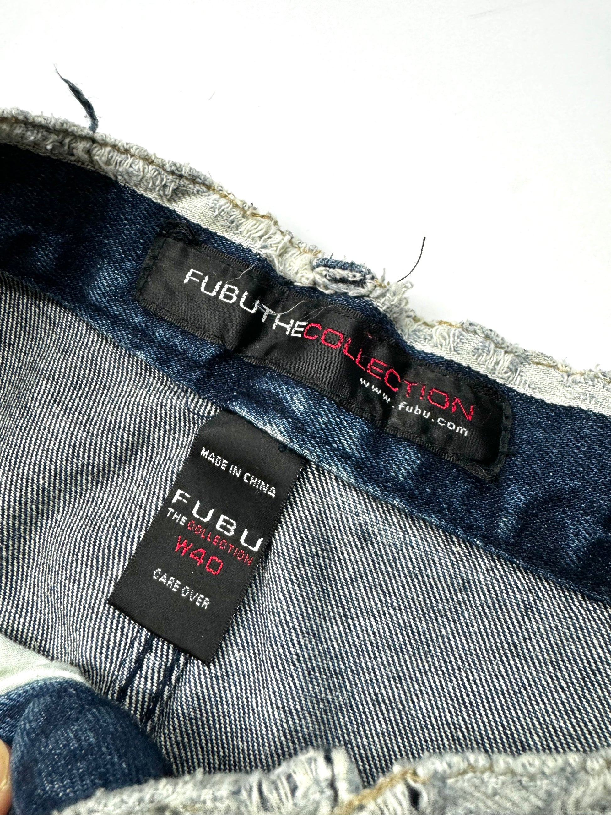Fubu 90s Distressed Jort