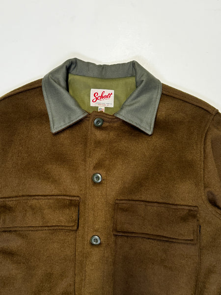 Schott NYC Woolen  Army Green Jacket