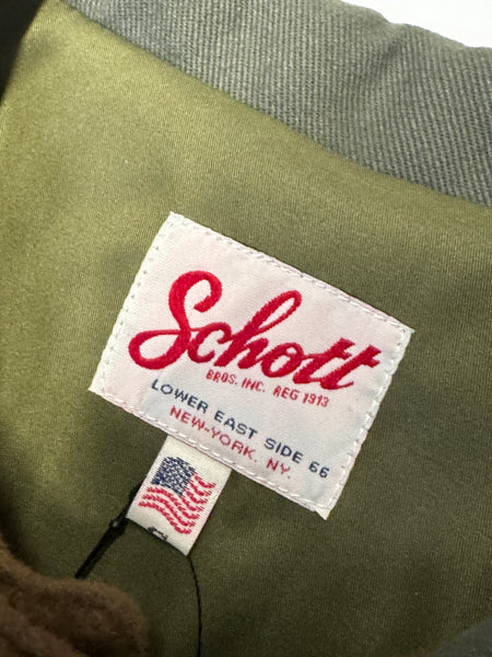 Schott NYC Woolen  Army Green Jacket