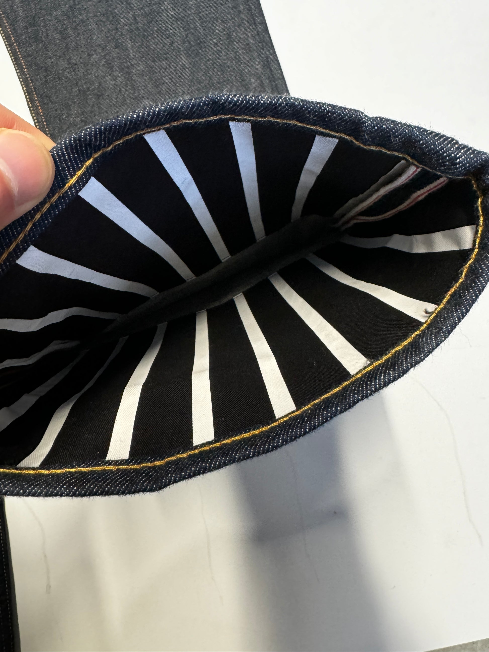 Evisu Backwards Spell Raw Denim Jean