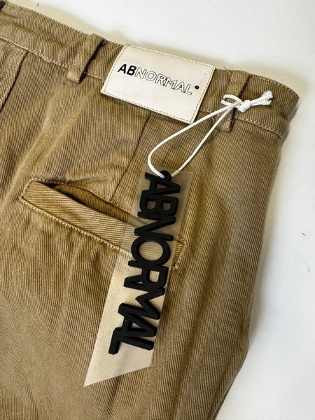 Abnormal Cut Thru Khaki Pant