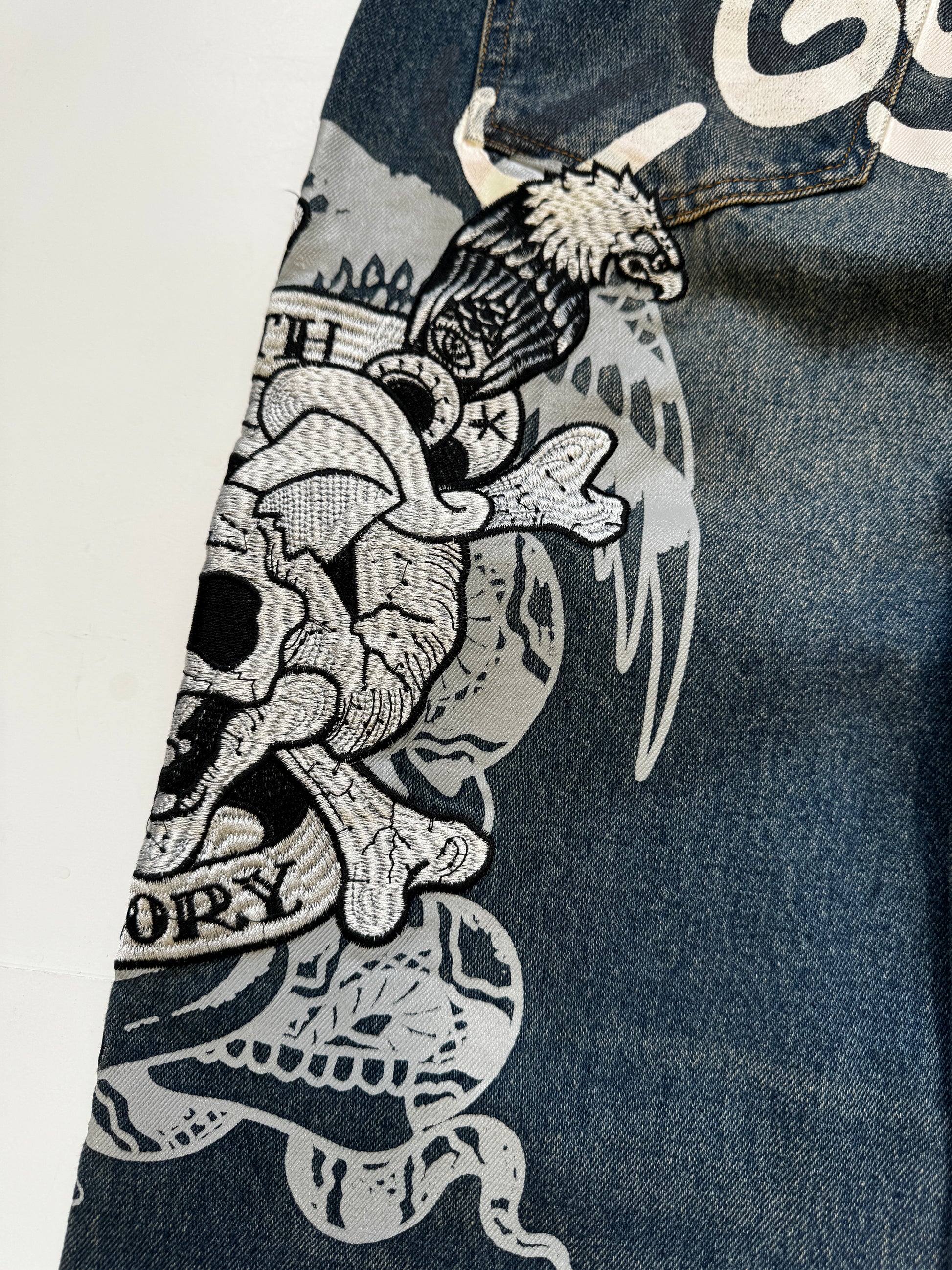 Ed Hardy Baggy Washed Jean