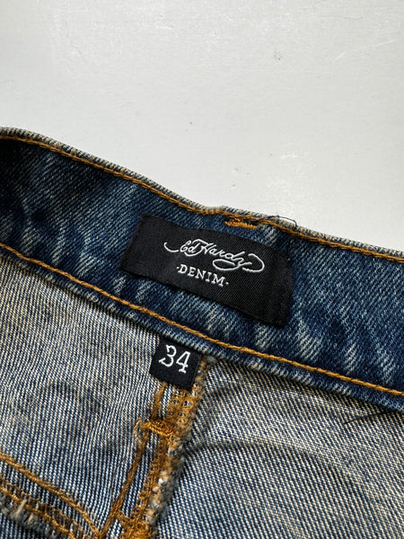 Ed Hardy Baggy Washed Jean