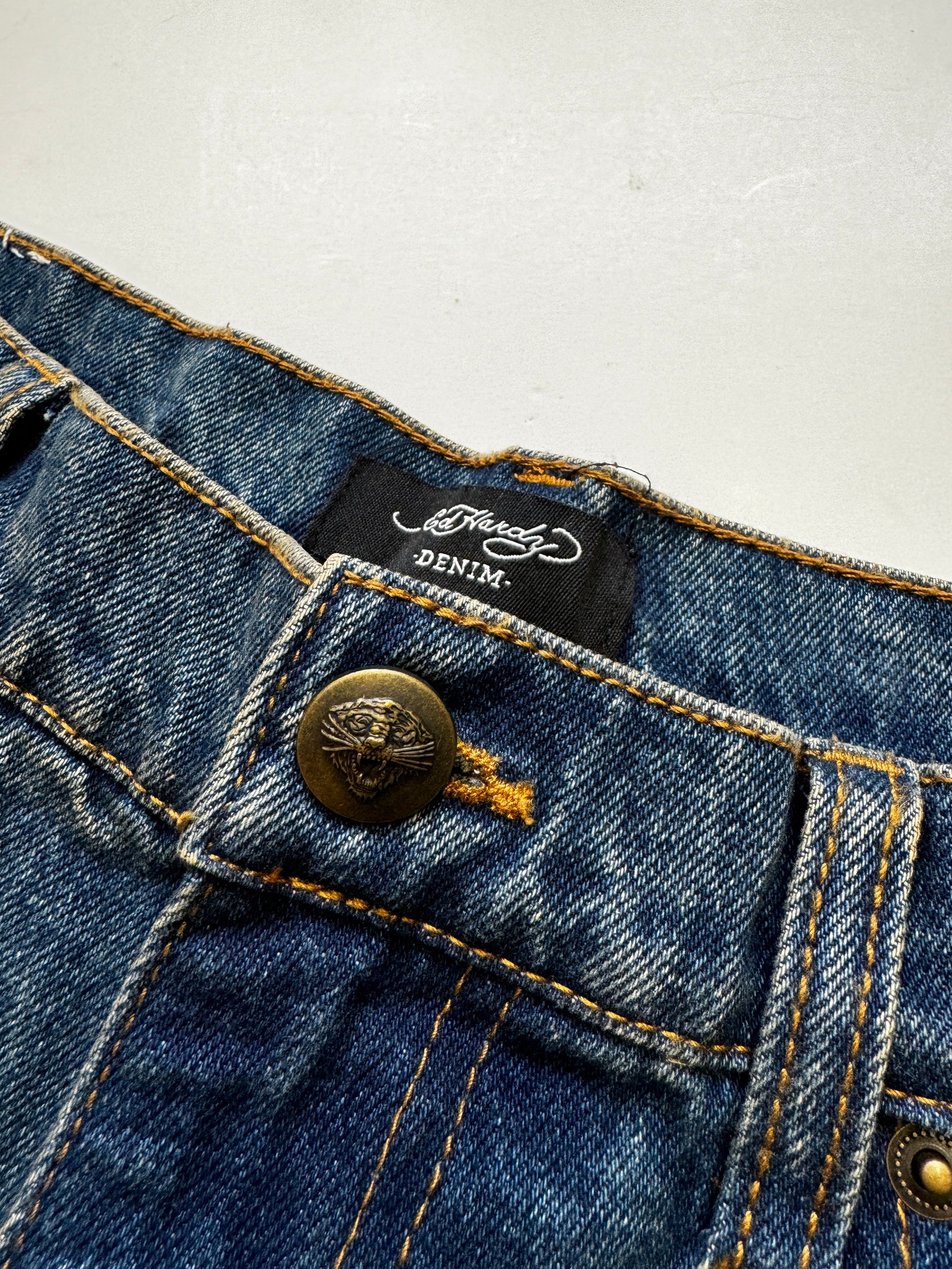 Ed Hardy Baggy Washed Jean