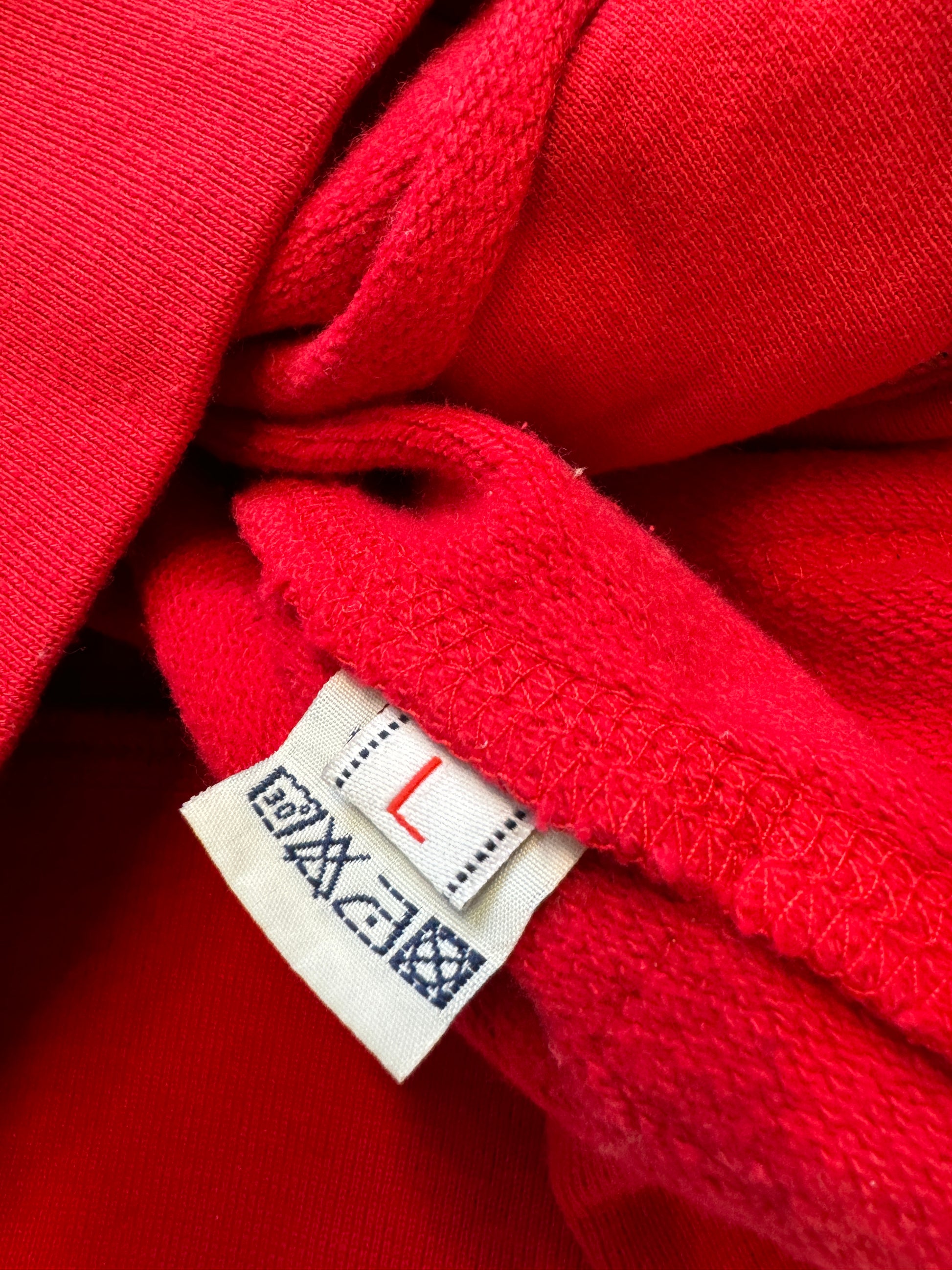 Evisu Red Skull Zip Hoodie