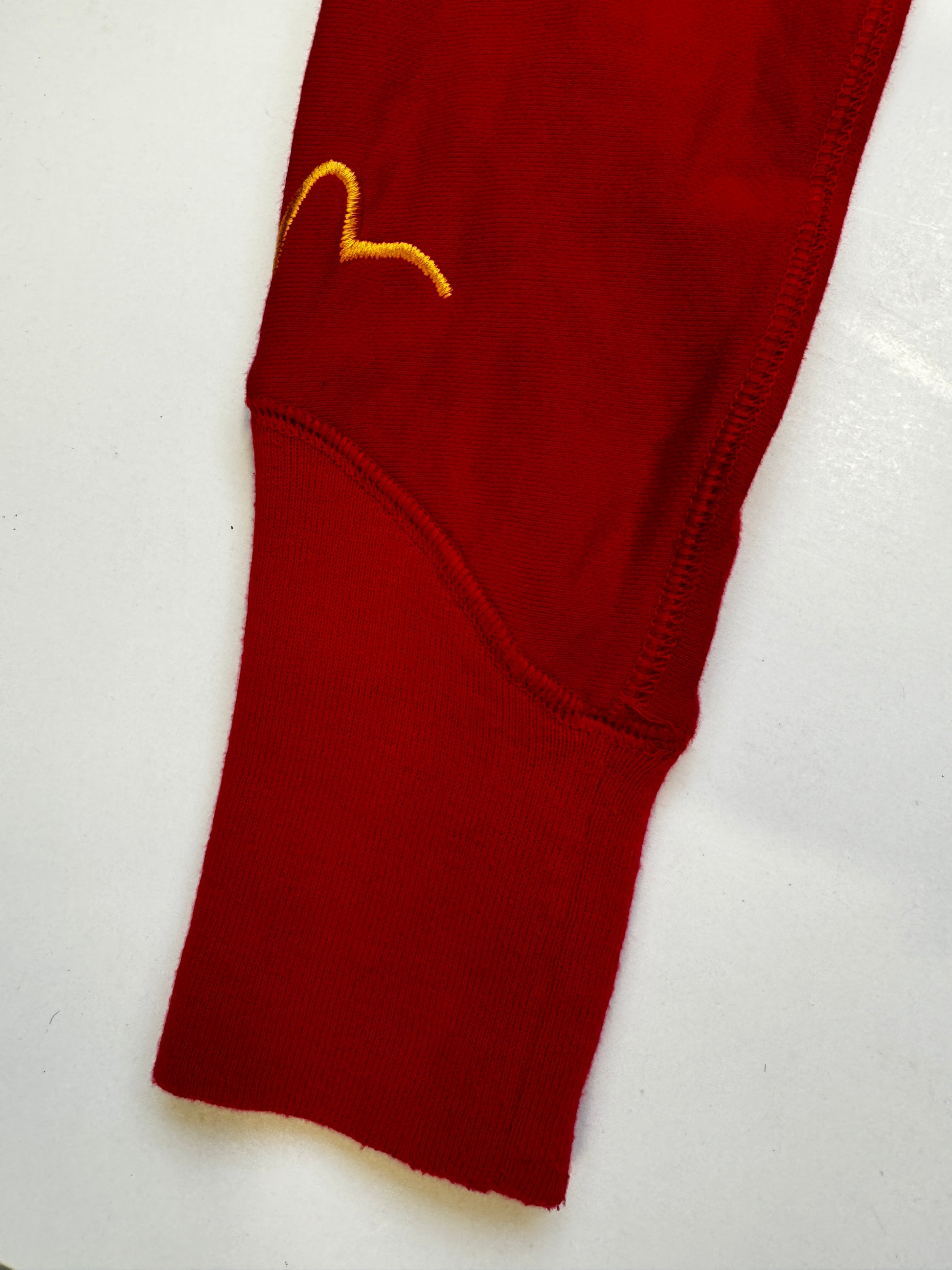 Evisu Red Skull Zip Hoodie