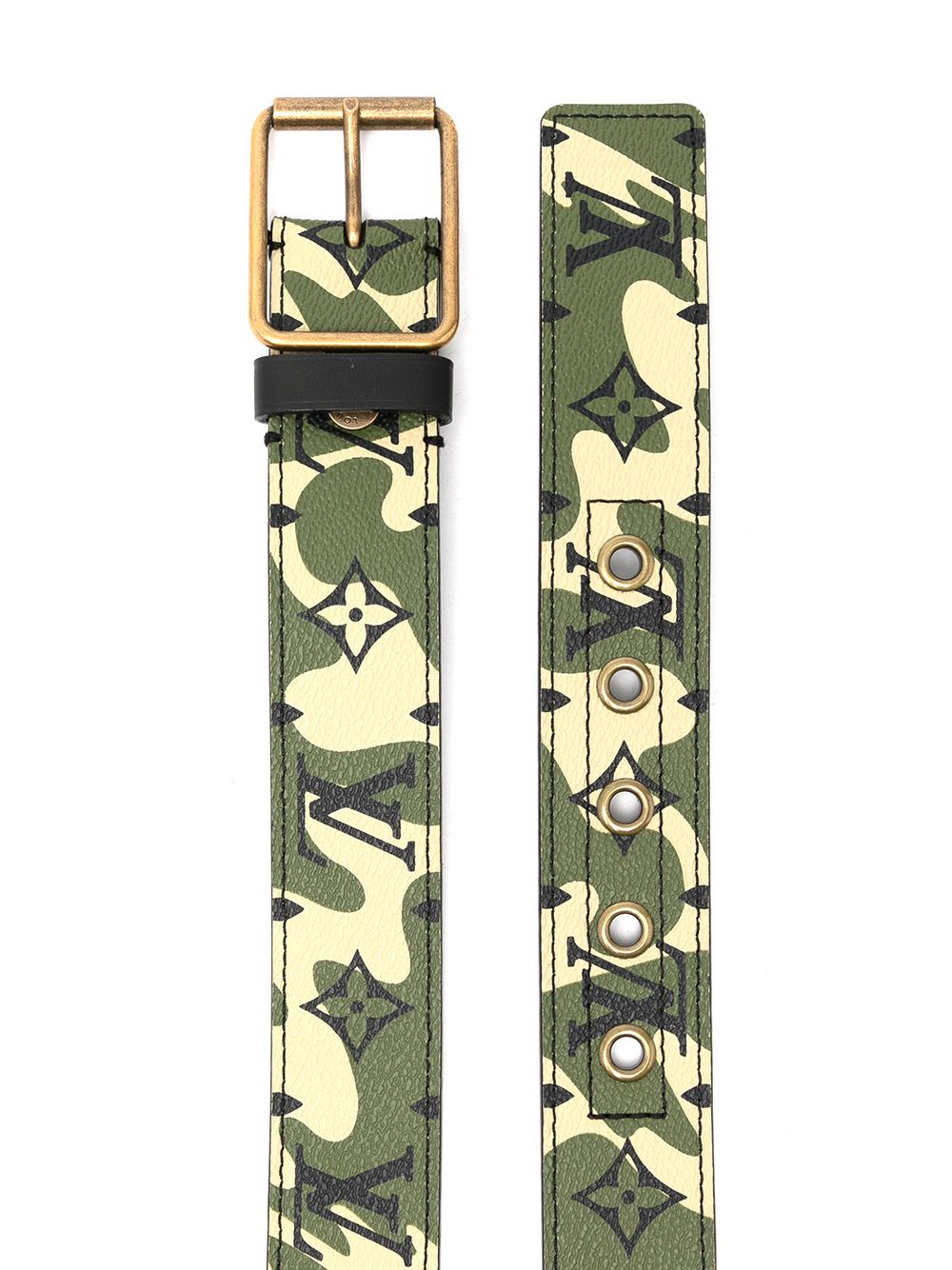 Louis Vuitton x Takashi Marakami Camo Belt(2007)