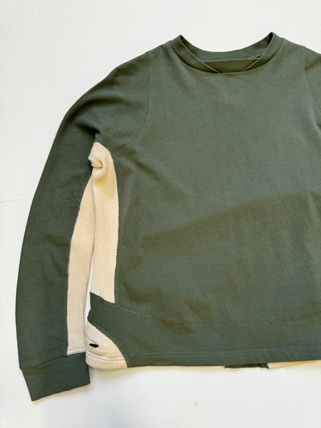 Goldwin Hybird Waffle Green Long Sleeve