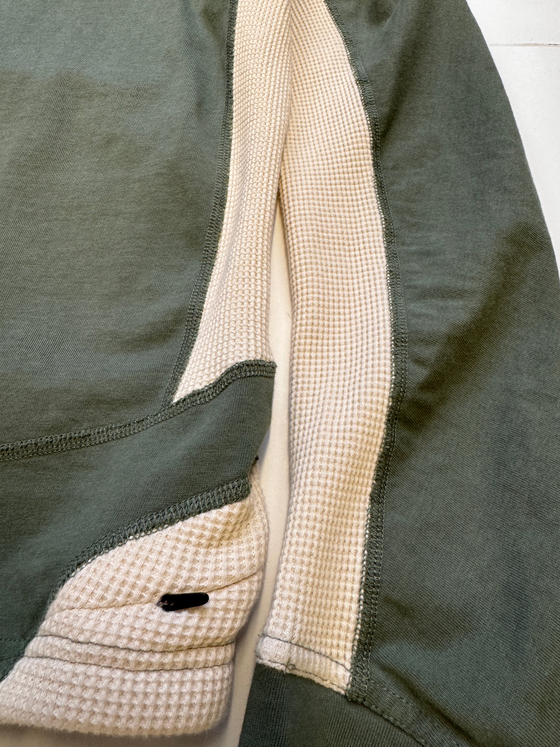 Goldwin Hybird Waffle Green Long Sleeve