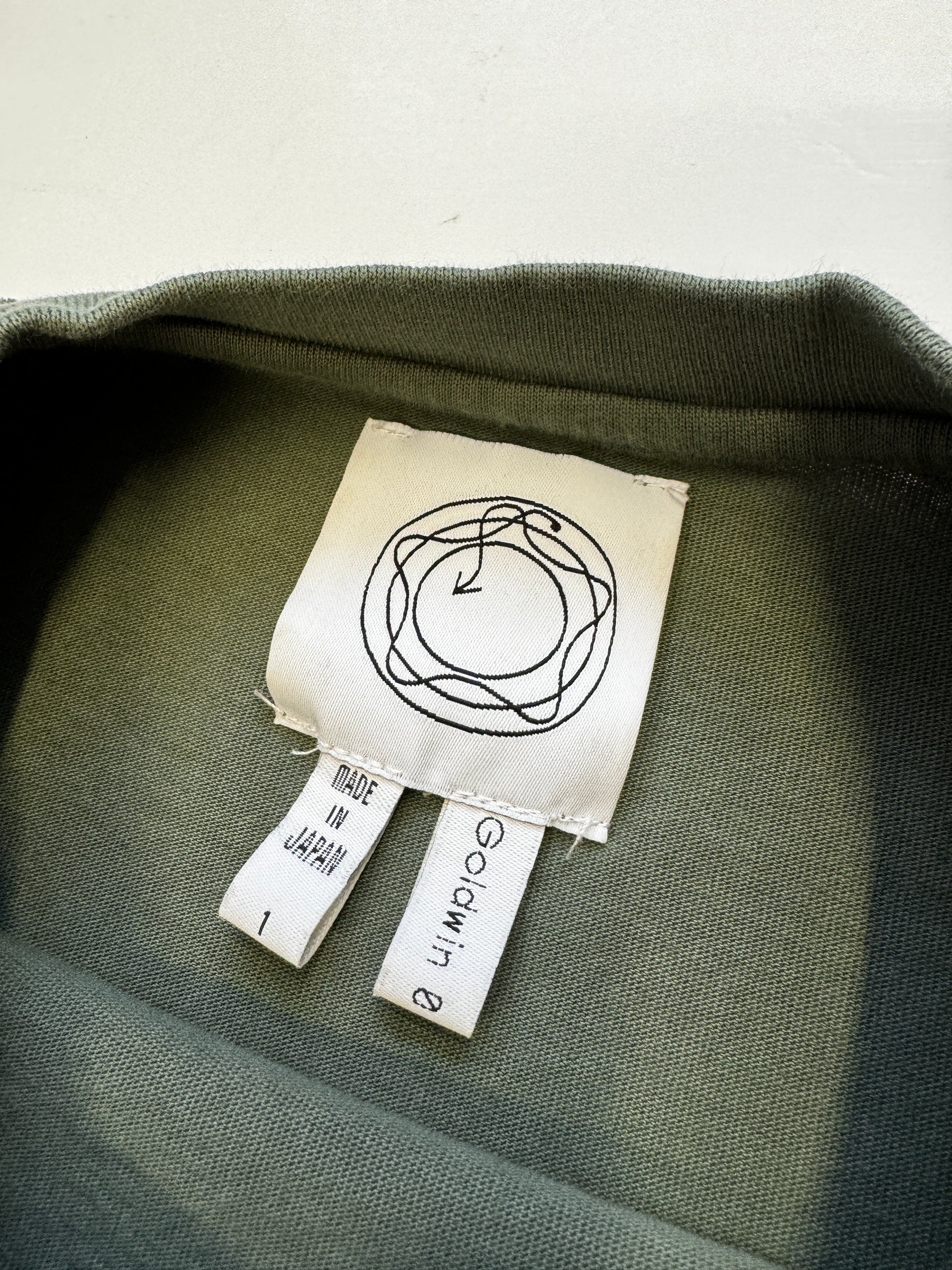 Goldwin Hybird Waffle Green Long Sleeve