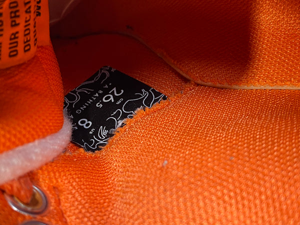 BAPE x Heron Preston Orange Camo BAPESTA