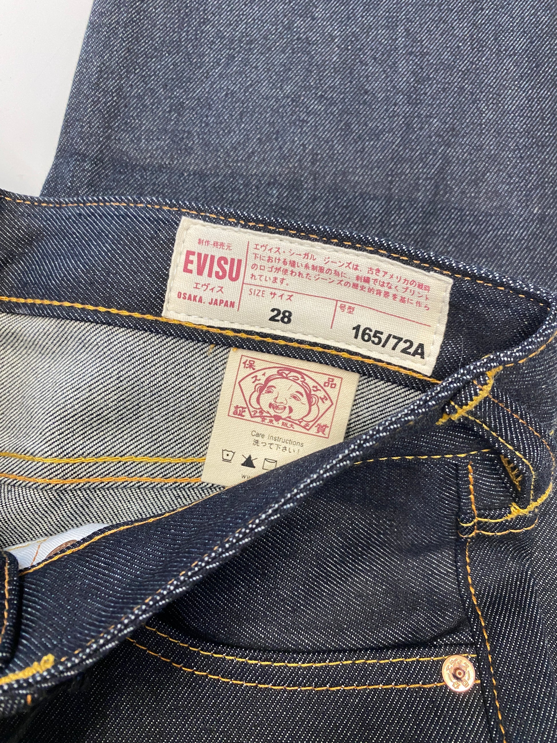 Evisu Pink Floral Fish Daicock Denim Jean