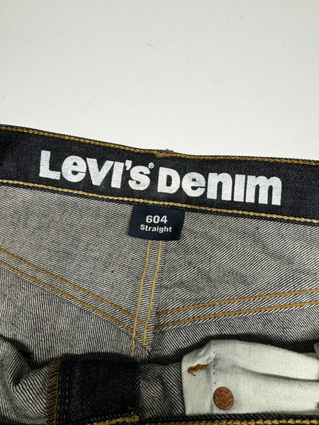 Levi's 604 Straight Dark Washed Denim Jean
