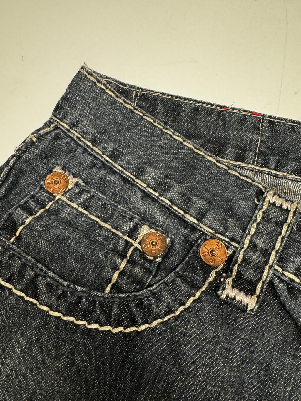 True Religion Baggy Washed Denim Jean
