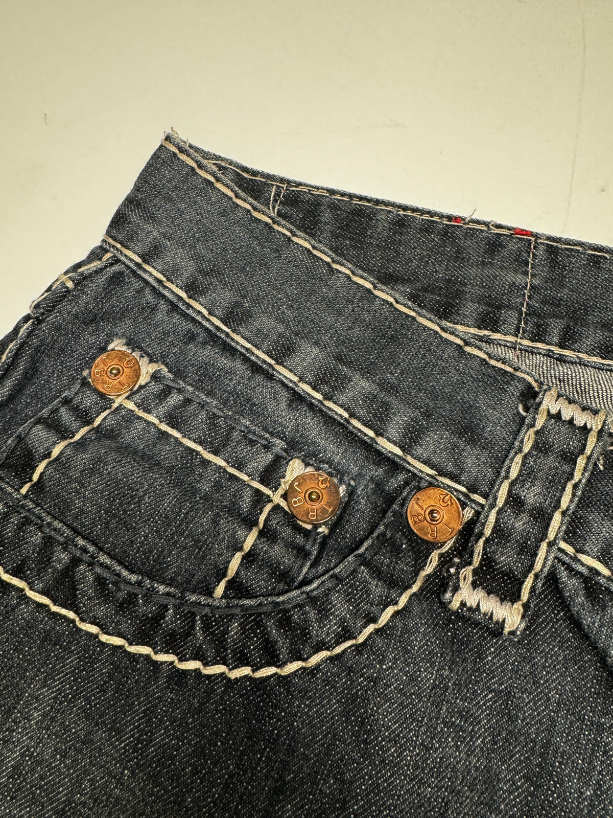 True Religion Baggy Washed Denim Jean